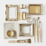 HOW TO: DIY Gold Leaf Frames (West Elm HACK!)