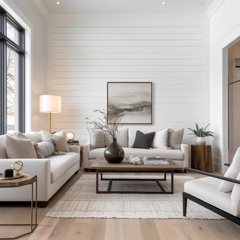 INTERIOR DESIGN: DIY Wood Wall | White Shiplap Wall | Robeson Design