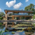 Inside Dan & Nina's Breathtaking Sustainable Home With Natural Swimming Pond