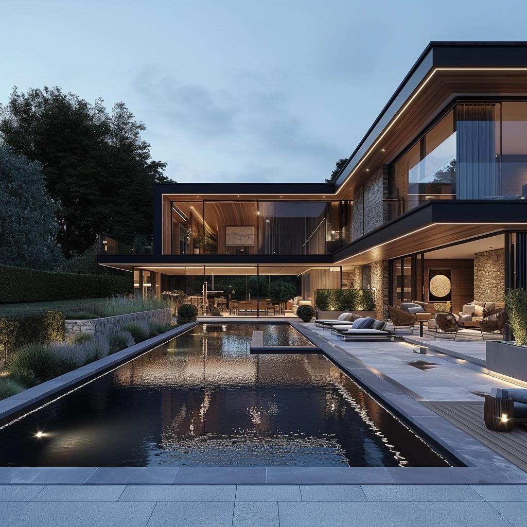 Top 7 Luxurious Touches in Jordan & Phoebe's Cotswolds Home with a Pool. 2 Inside Jordan & Phoebe's Mediterranean Inspired Home in the Cotswolds with Breathtaking Pool