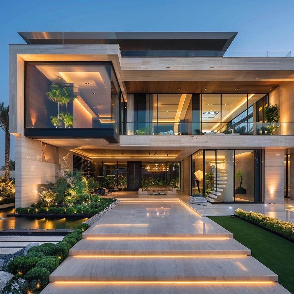 Top 7 Luxuries of Dubai's Opulent Billionaire's Row Mansion Revealed. 2 Inside One Of The Best Architectural Homes on Billionaire's Row