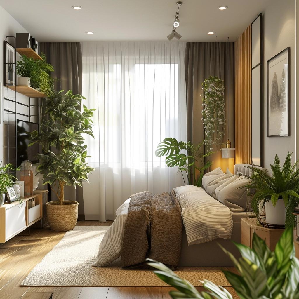 Top 5 Clever Tricks for Decorating Tiny Apartments: Maximize Your Space. 2 Interior Design | TINY Apartment Decorating