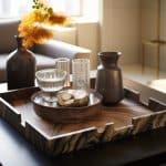 decorative wood tray