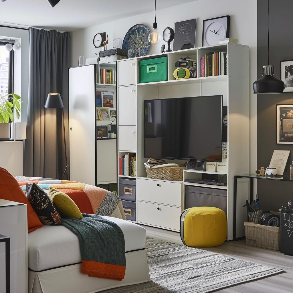 Top 5 Ingenious Storage Solutions for Your Tiny Apartment. 2 Tiny Apartment | How to hide your JUNK! | Interior Design Ideas