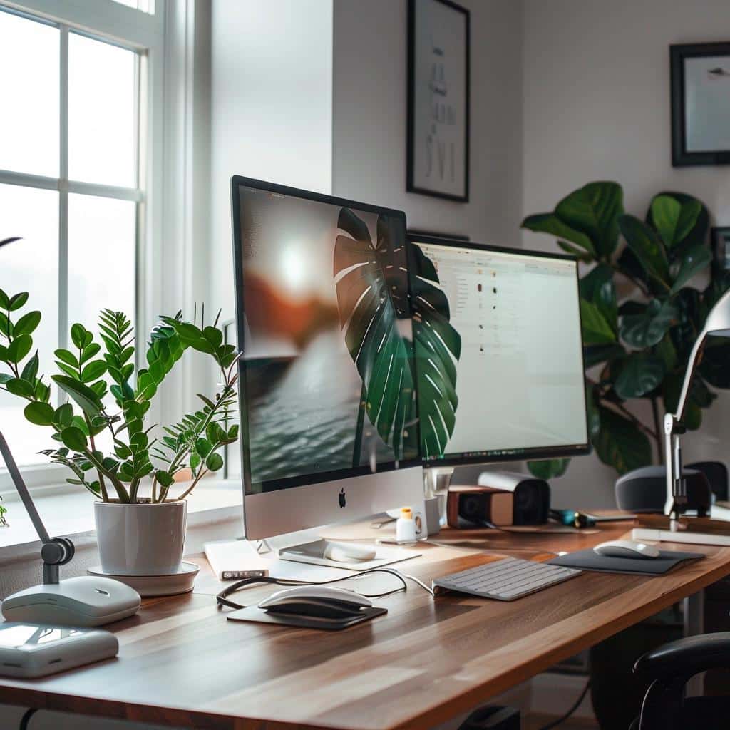 Transform Your Workspace: Secrets of a Two-Monitor Desk Setup Revealed. 3 Transform Your Workspace: Secrets of a Two-Monitor Desk Setup Revealed.