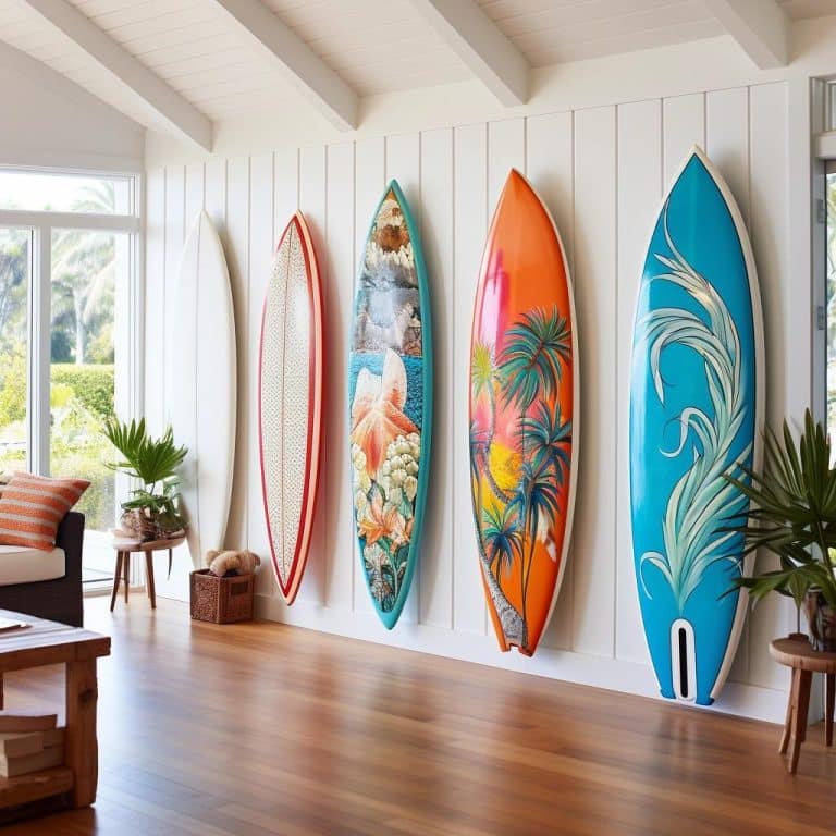 Ride the Wave of Style: How Decorative Wall Surfboards Elevate Interiors.