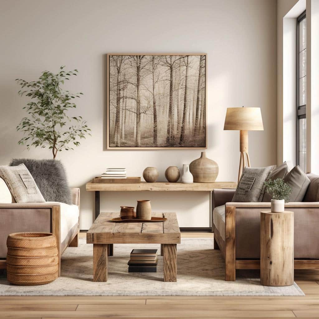 Unlock Cozy Charm: How Rustic Wood End Tables Elevate Your Living Room. 1 Unlock Cozy Charm: How Rustic Wood End Tables Elevate Your Living Room.