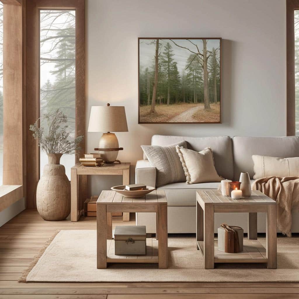 Unlock Cozy Charm: How Rustic Wood End Tables Elevate Your Living Room. 3 Unlock Cozy Charm: How Rustic Wood End Tables Elevate Your Living Room.