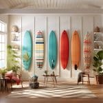 surfboard wall decor