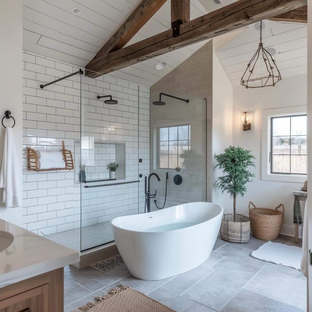 Unlock the Charm: Transforming Your Master Bath into a Modern Farmhouse Haven. 2 Unlock the Charm: Transforming Your Master Bath into a Modern Farmhouse Haven.
