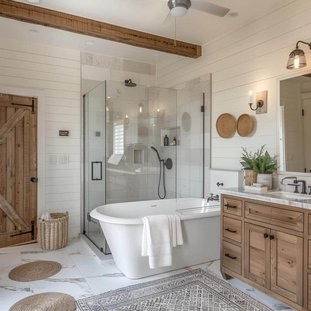 Unlock the Charm: Transforming Your Master Bath into a Modern Farmhouse Haven. 3 Unlock the Charm: Transforming Your Master Bath into a Modern Farmhouse Haven.