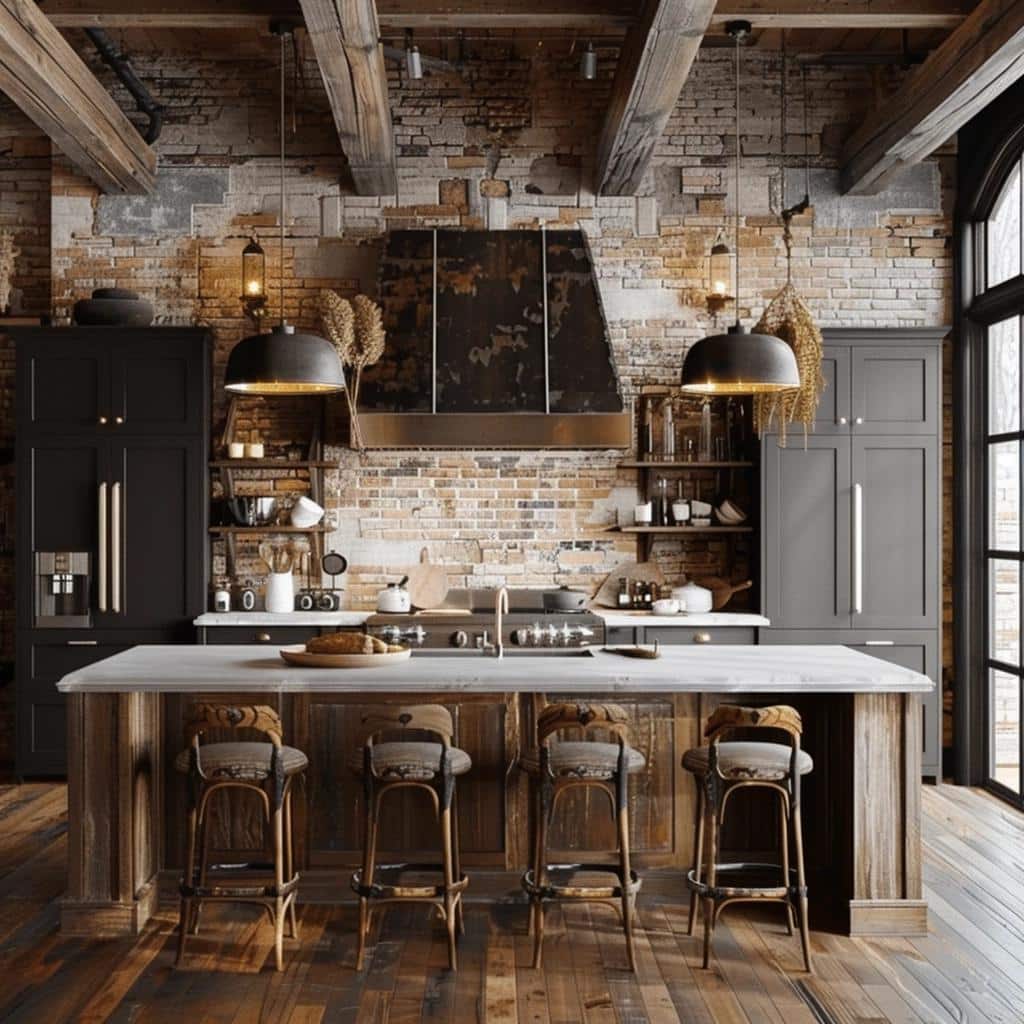 Unveil the Charm of a Moody Farmhouse Kitchen Makeover. 1 Unveil the Charm of a Moody Farmhouse Kitchen Makeover.
