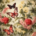 butterfly wallpaper decor