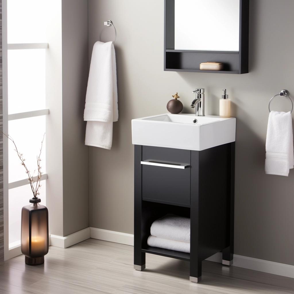 Maximize Small Spaces: The Surprising Versatility of 24-Inch Bathroom Vanities. 1 Maximize Small Spaces: The Surprising Versatility of 24-Inch Bathroom Vanities.