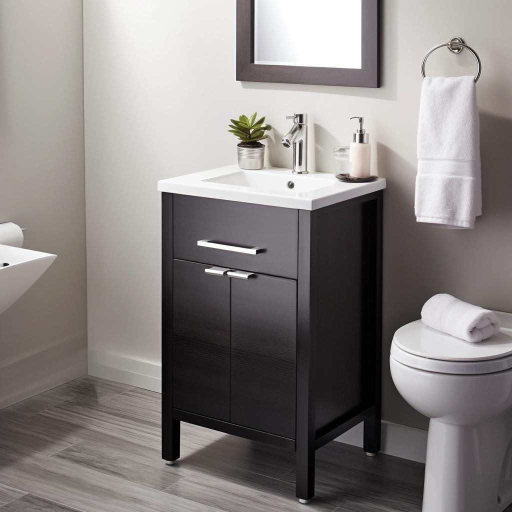 Maximize Small Spaces: The Surprising Versatility of 24-Inch Bathroom Vanities. 3 Maximize Small Spaces: The Surprising Versatility of 24-Inch Bathroom Vanities.