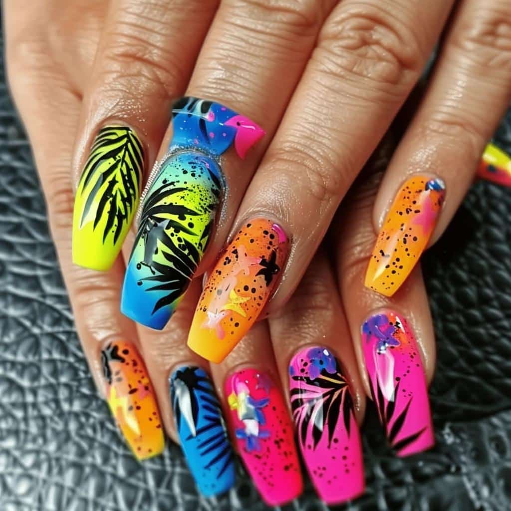 BRIGHT SUMMER NAILS THAT WILL MAKE YOU THE TALK OF THE TOWN. 4 BRIGHT SUMMER NAILS THAT WILL MAKE YOU THE TALK OF THE TOWN.