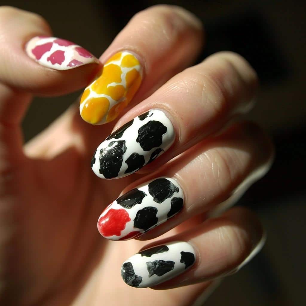 COWPRINT NAILS - THE TRENDY LOOK YOU CAN'T RESIST. DISCOVER WHY THESE PRINTS ARE TAKING OVER THE FASHION WORLD. 3 COWPRINT NAILS - THE TRENDY LOOK YOU CAN'T RESIST. DISCOVER WHY THESE PRINTS ARE TAKING OVER THE FASHION WORLD.