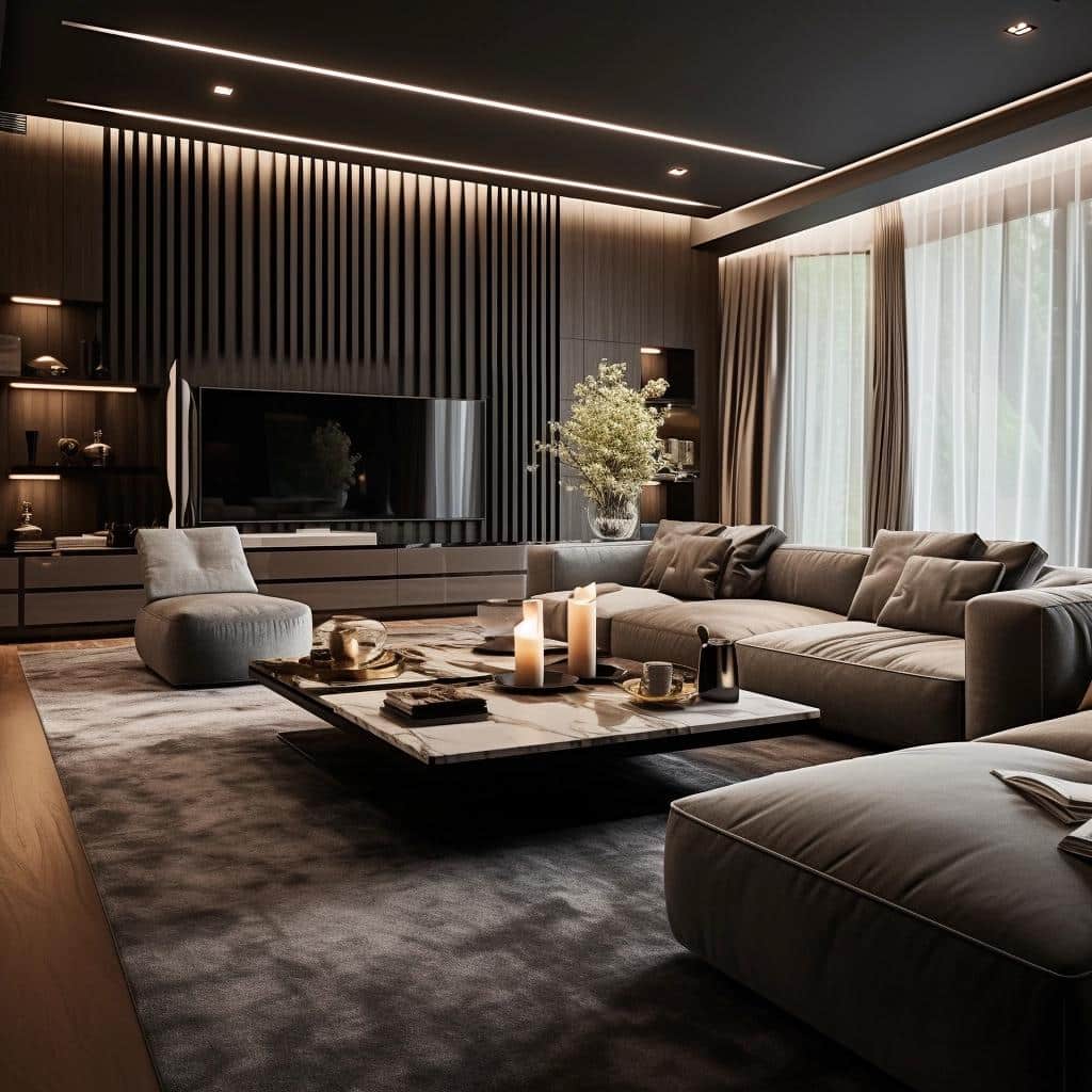   HOW TO DESIGN A LUXURY LIVING ROOM | Behind The Design | LGCineBeam