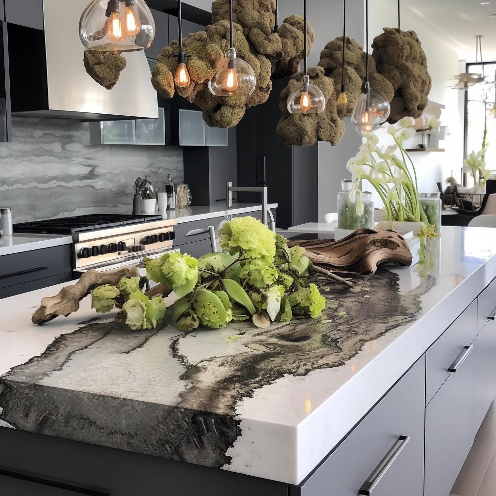 Elevate Your Kitchen Unique Island Centerpieces You Need to See.