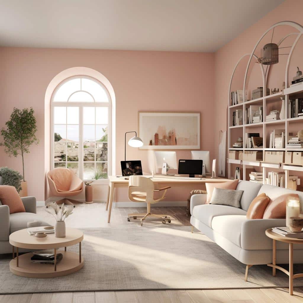 Top 5 Transformations in Pastel-Scandi Home Makeover Revealed. 4 Pastel-Scandi Style Living Room + Home Office + Dining Room Makeover