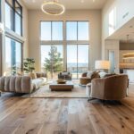 Stunning Living Room Ideas That Elevate Light Hardwood Floors.
