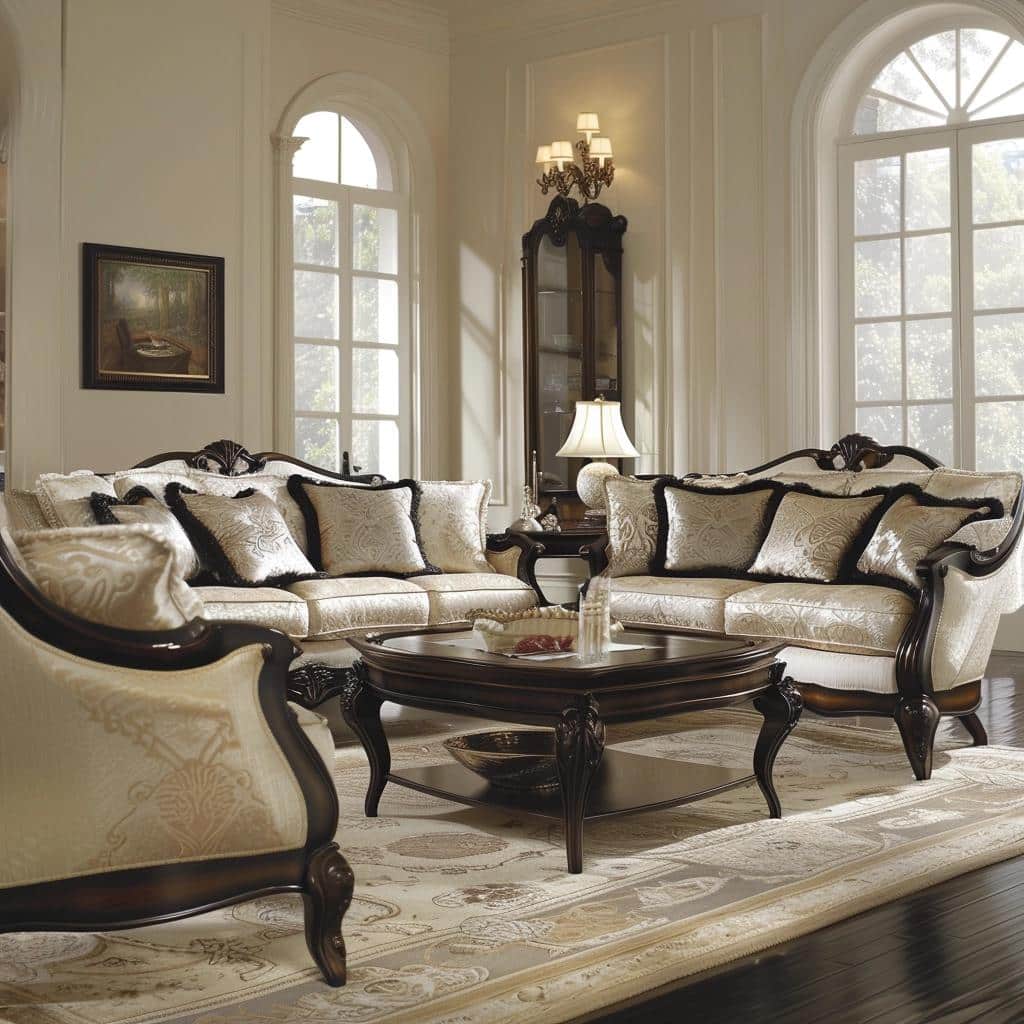 Uncover the Timeless Elegance of Regency Furniture Living Room Sets.