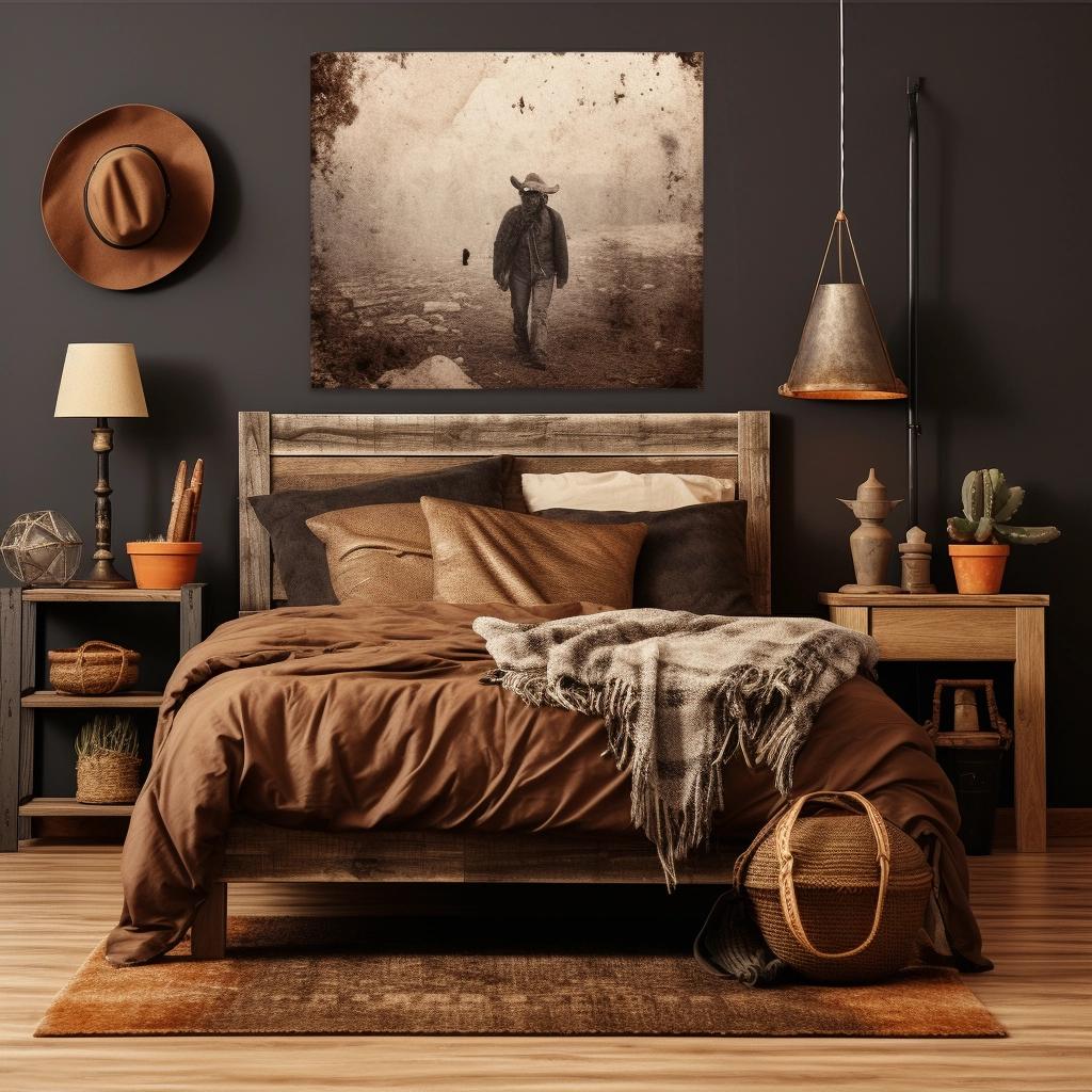 Unleash the Wild West Charm: Transform Your Bedroom with Western Decor. 4 Unleash the Wild West Charm: Transform Your Bedroom with Western Decor.