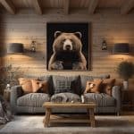 black bear decor