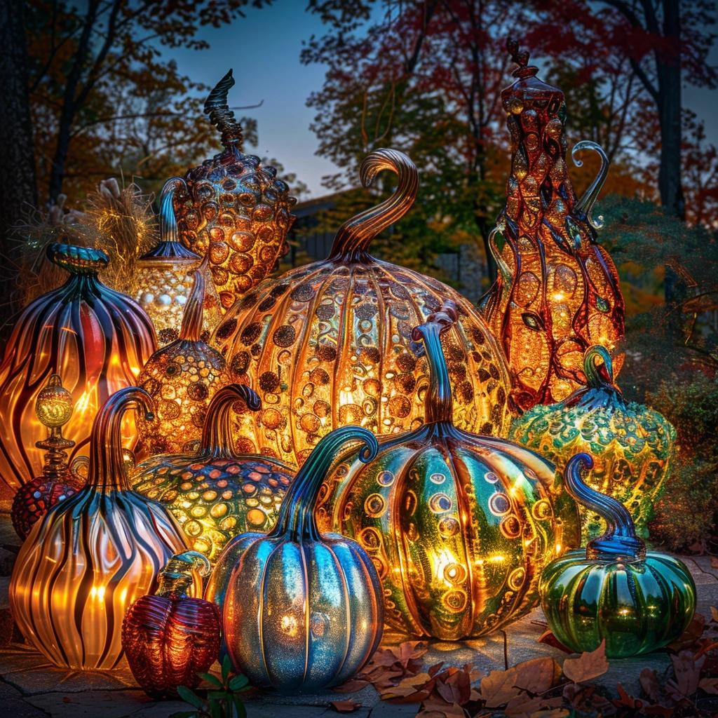 Unlock the Enchanting Secrets of Glass Pumpkin Décor: Elevate Your Autumnal Splendor. 3 Unlock the Enchanting Secrets of Glass Pumpkin Décor: Elevate Your Autumnal Splendor.