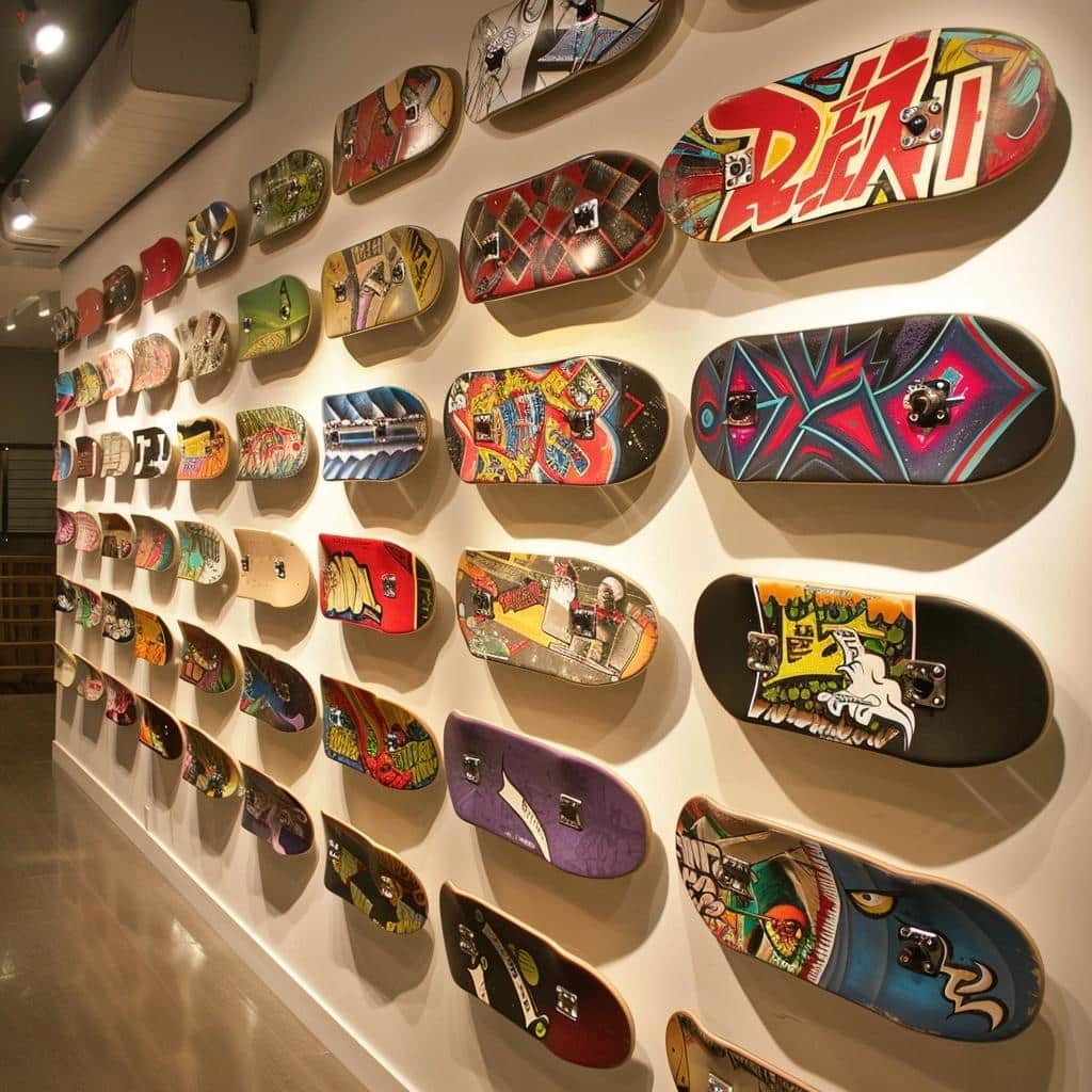 Unlock the Radical Charm of Skateboard Wall Decor: Transforming Spaces