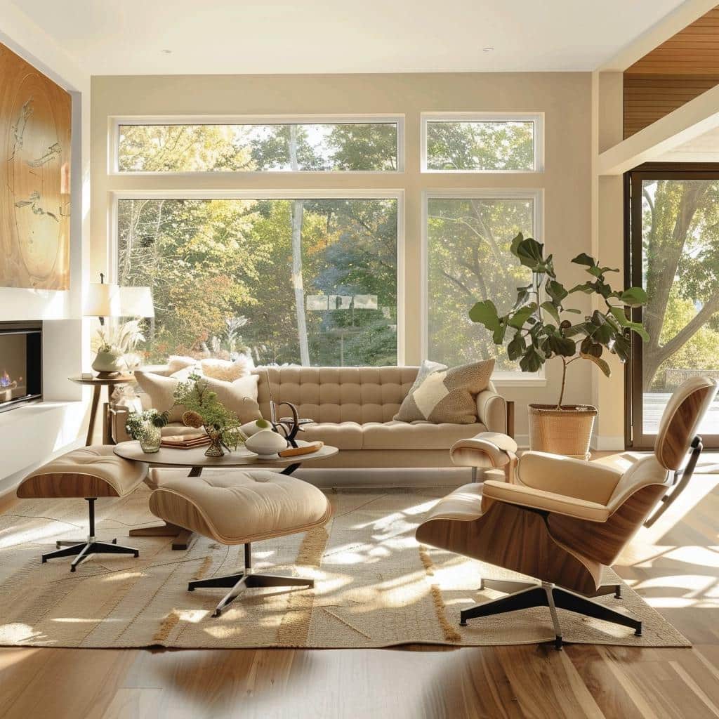 Unlock the Timeless Allure of Midcentury Modern Living Room Design. 2 Unlock the Timeless Allure of Midcentury Modern Living Room Design.