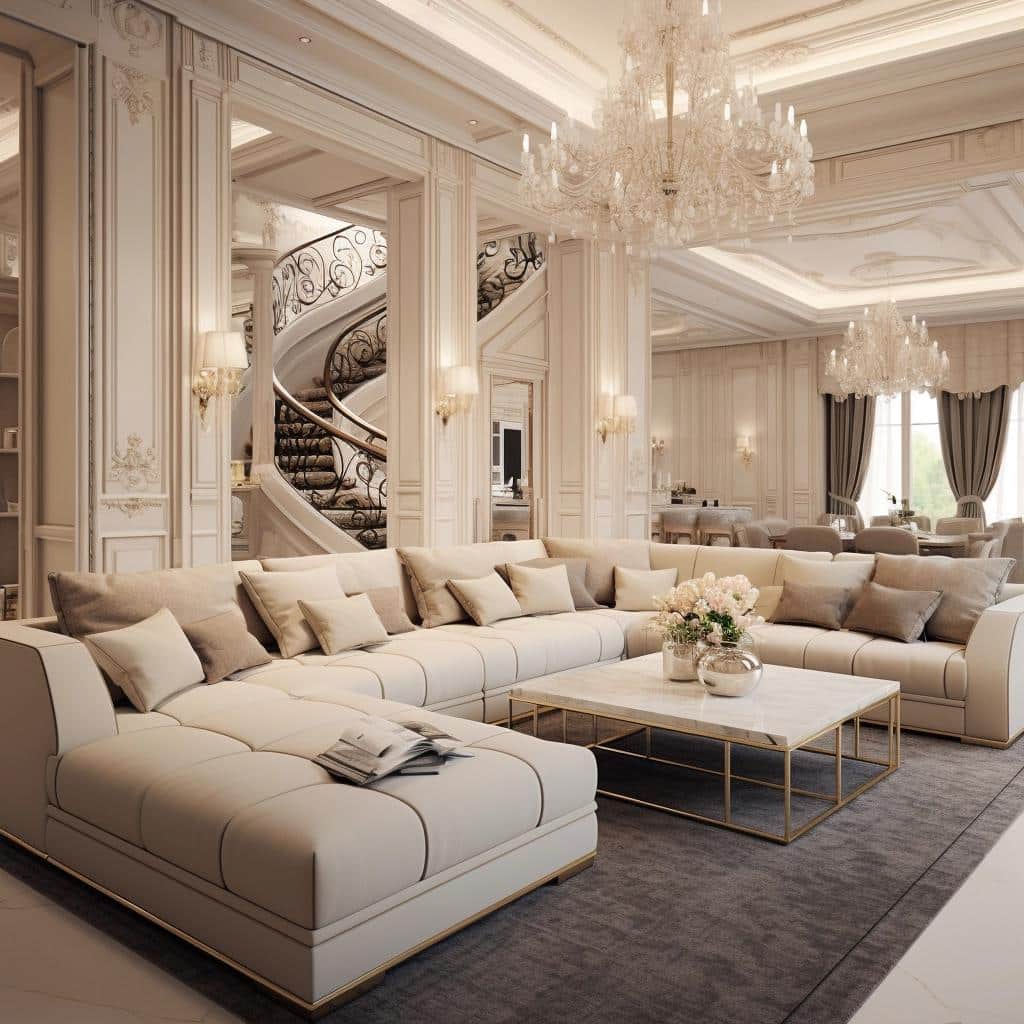Unlock the Elegance: Beige Sectional Sofas Transforming Living Rooms. 4 Unlock the Elegance: Beige Sectional Sofas Transforming Living Rooms.