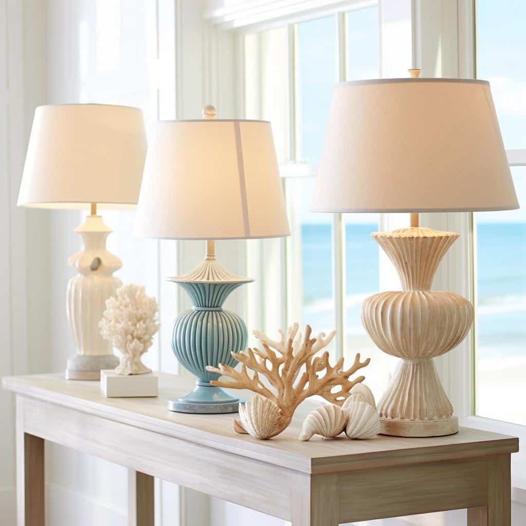 Unlock Your Living Room's Seaside Charm with These Coastal Table Lamps. 1 Unlock Your Living Room's Seaside Charm with These Coastal Table Lamps.