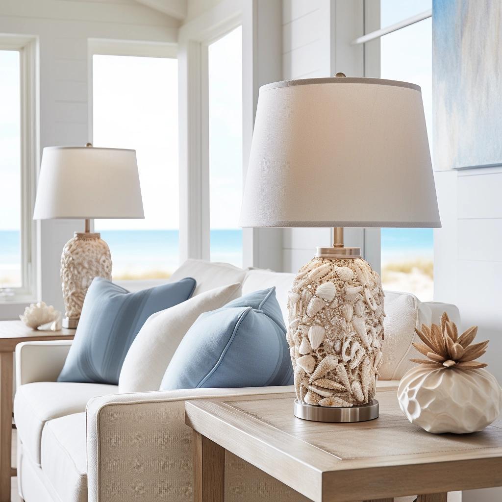 Unlock Your Living Room's Seaside Charm with These Coastal Table Lamps. 2 Unlock Your Living Room's Seaside Charm with These Coastal Table Lamps.