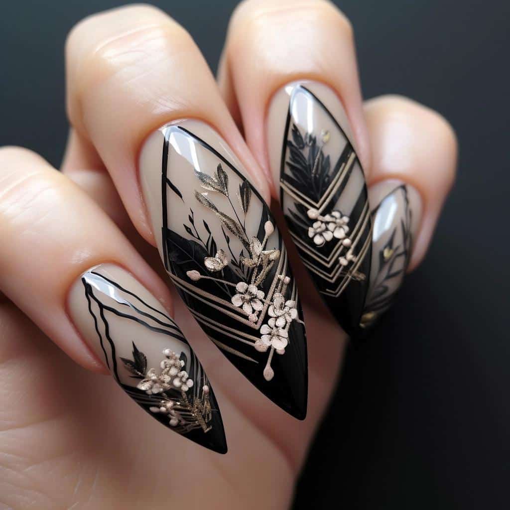 Unveil Your Edgy Side with These Coffin Nail Designs. 3 Unveil Your Edgy Side with These Coffin Nail Designs.