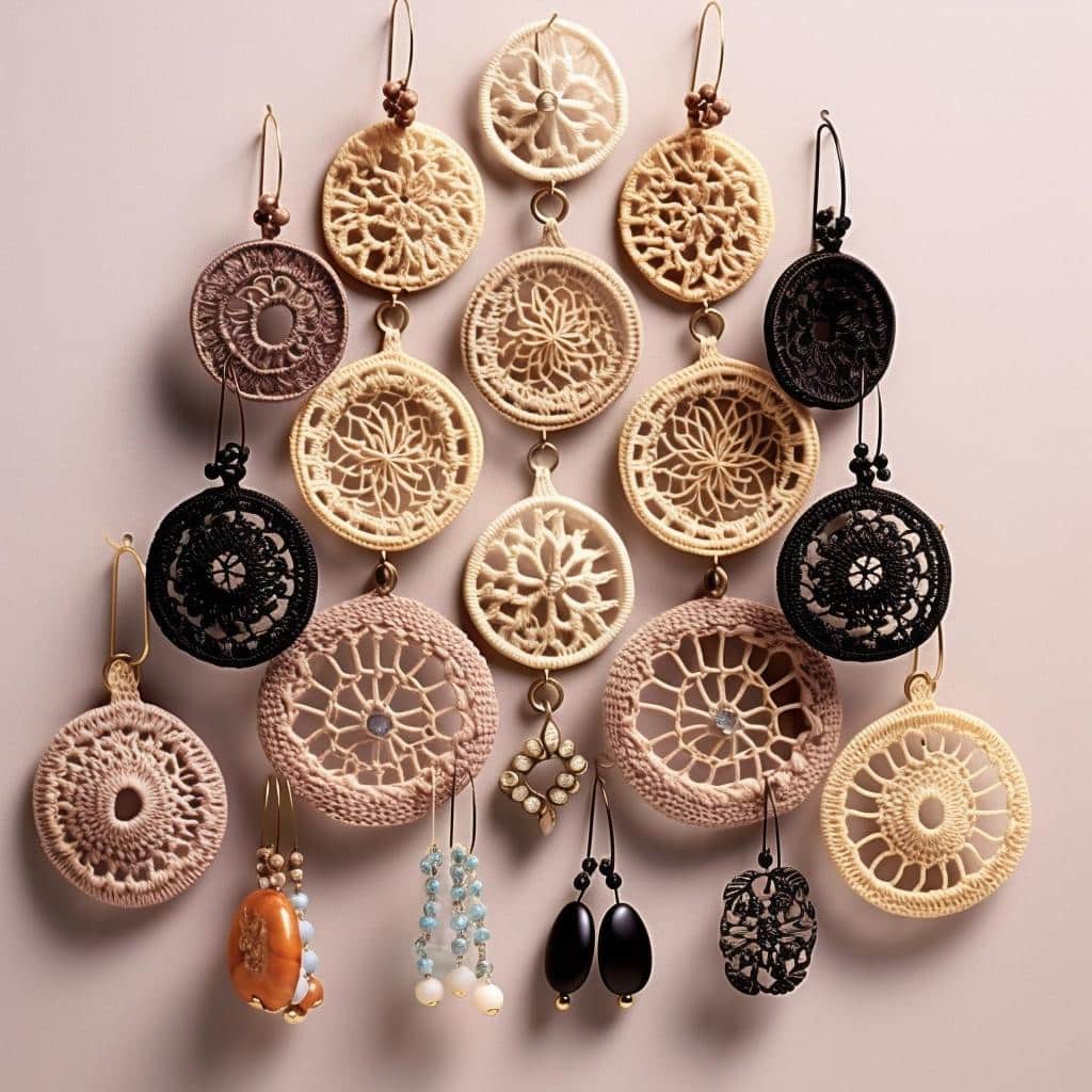 Transform Your Jewelry Storage with this Chic Crochet Earring Holder Pattern. 1 Transform Your Jewelry Storage with this Chic Crochet Earring Holder Pattern.