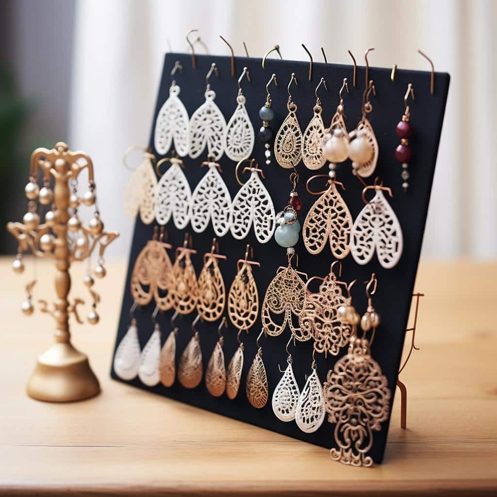 Transform Your Jewelry Storage with this Chic Crochet Earring Holder Pattern. 2 Transform Your Jewelry Storage with this Chic Crochet Earring Holder Pattern.