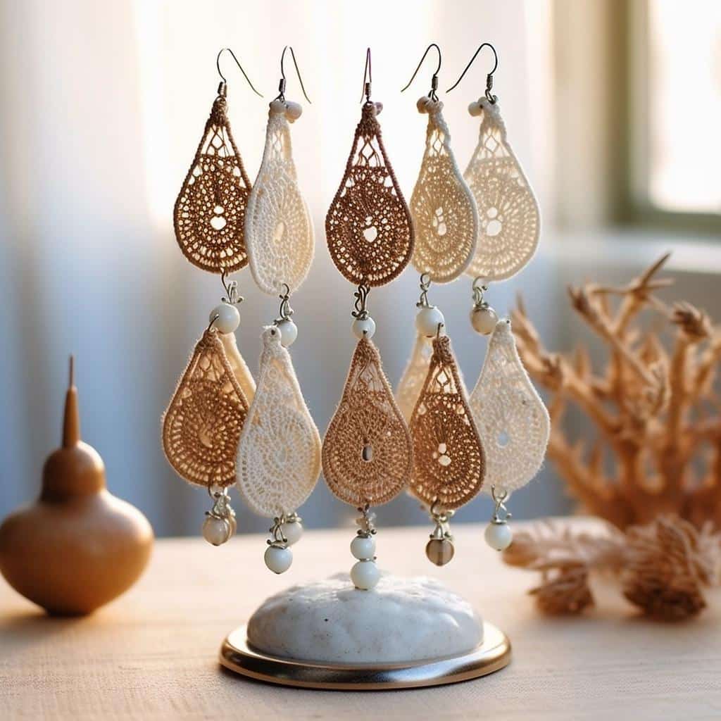 Transform Your Jewelry Storage with this Chic Crochet Earring Holder Pattern. 3 Transform Your Jewelry Storage with this Chic Crochet Earring Holder Pattern.