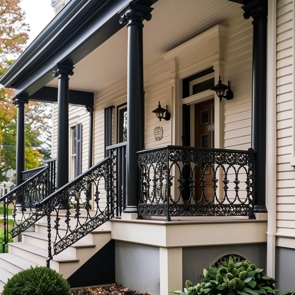 Transform Your Porch with Decorative Metal Railings: Style Meets Safety. 1 Transform Your Porch with Decorative Metal Railings: Style Meets Safety.