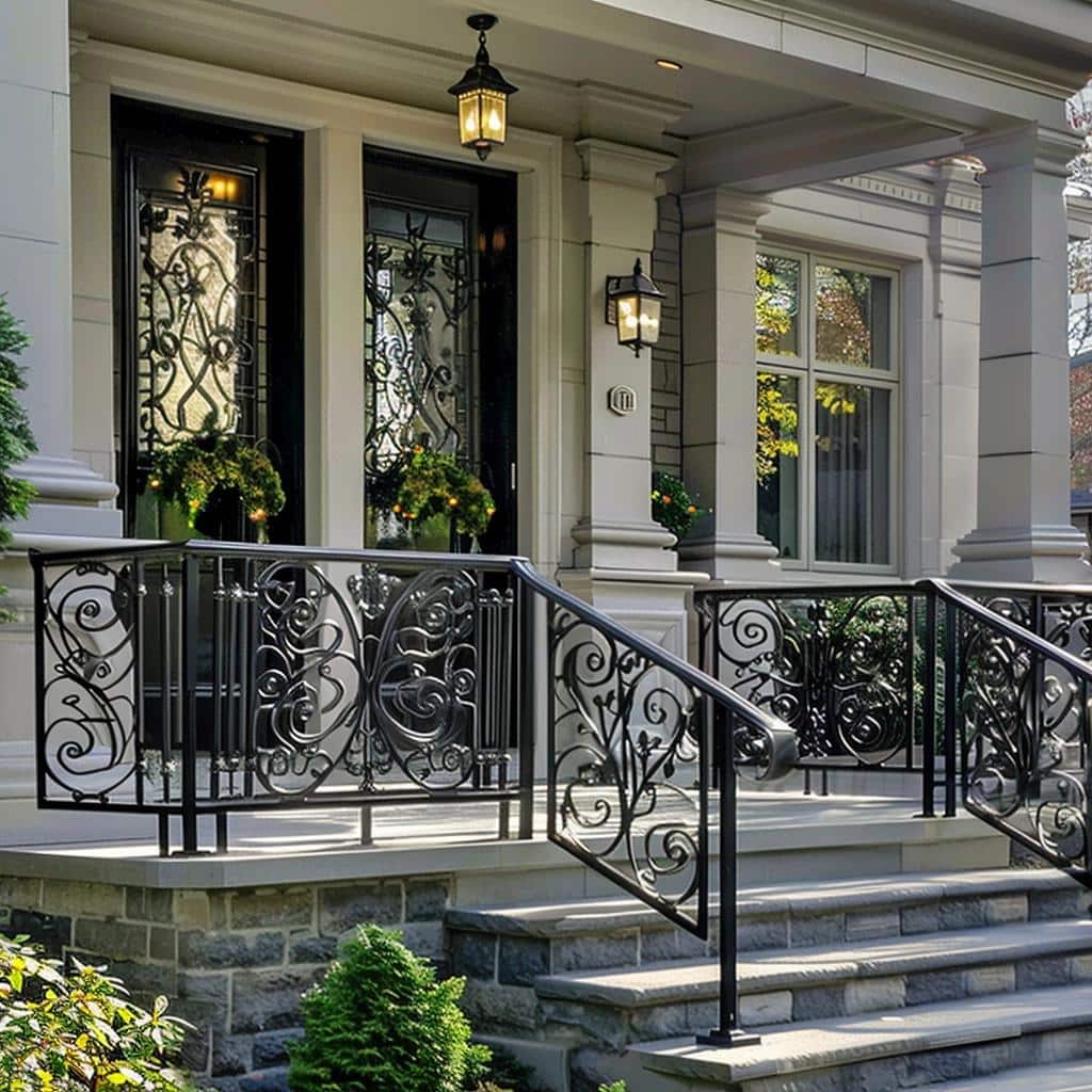 Transform Your Porch with Decorative Metal Railings: Style Meets Safety. 2 Transform Your Porch with Decorative Metal Railings: Style Meets Safety.