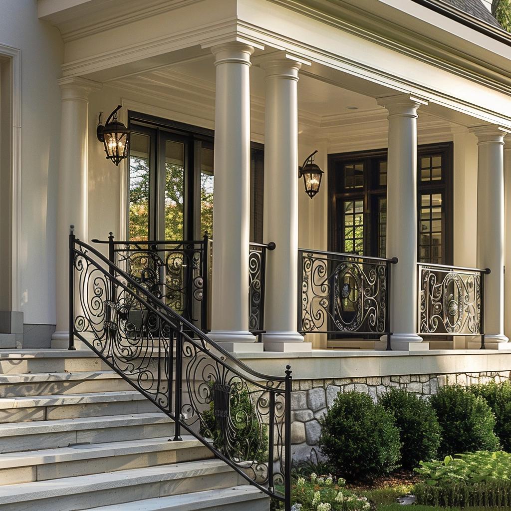 Transform Your Porch with Decorative Metal Railings: Style Meets Safety. 3 Transform Your Porch with Decorative Metal Railings: Style Meets Safety.