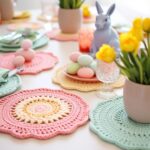 Easter crochet coaster ideias