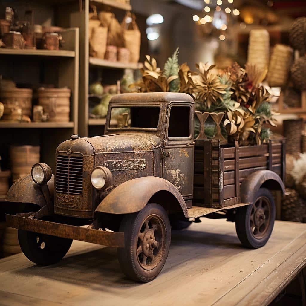 Elevate Your Space with Extra Large Metal Truck Decor