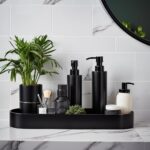 matte black bathroom accessories