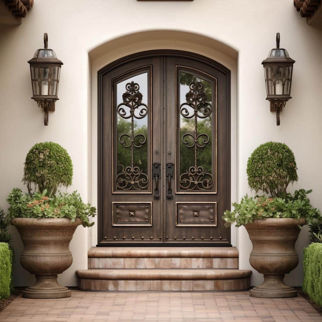 Unlock Curb Appeal: Transform Your Home with Metal Front Door Decor. 1 Unlock Curb Appeal: Transform Your Home with Metal Front Door Decor.