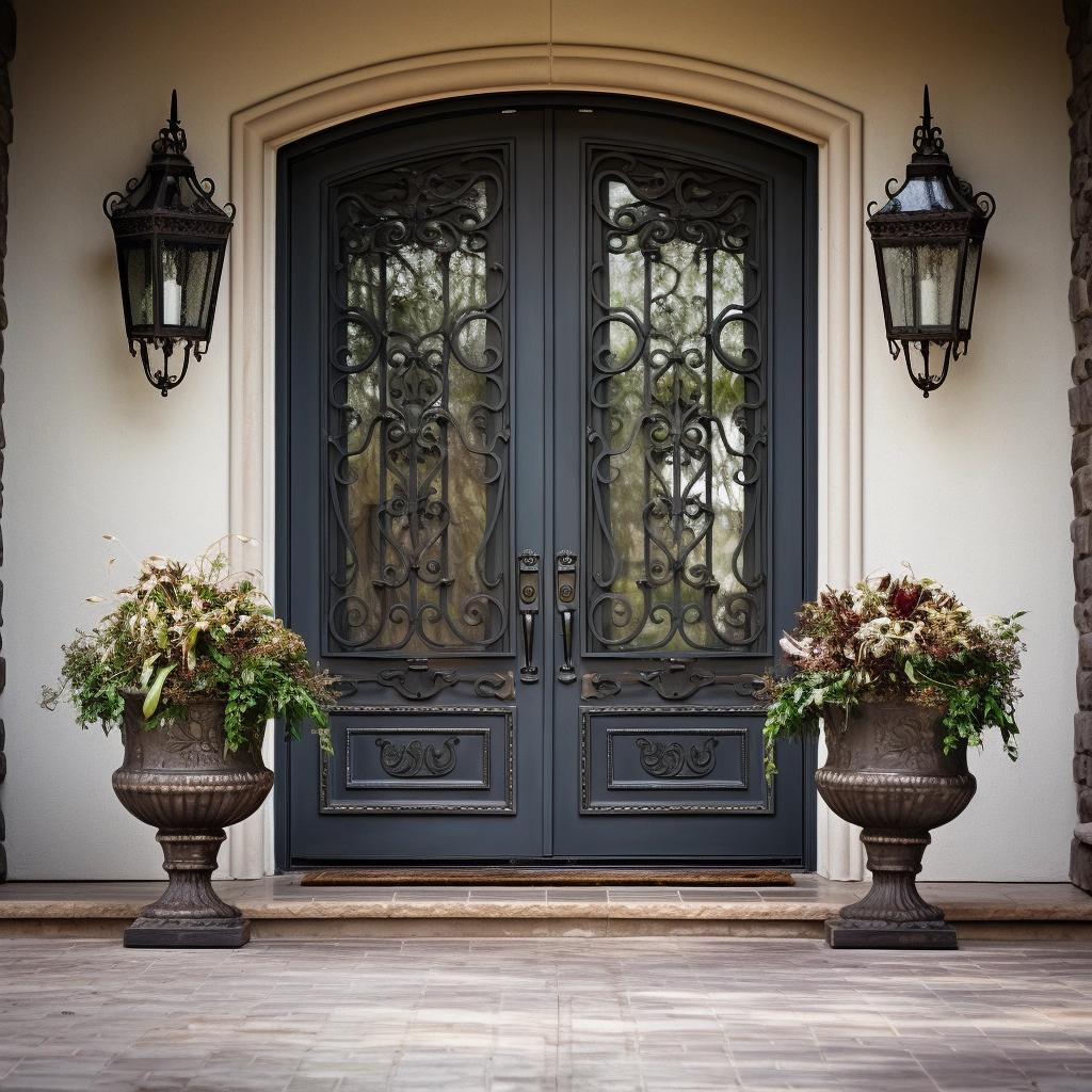 Unlock Curb Appeal: Transform Your Home with Metal Front Door Decor. 2 Unlock Curb Appeal: Transform Your Home with Metal Front Door Decor.