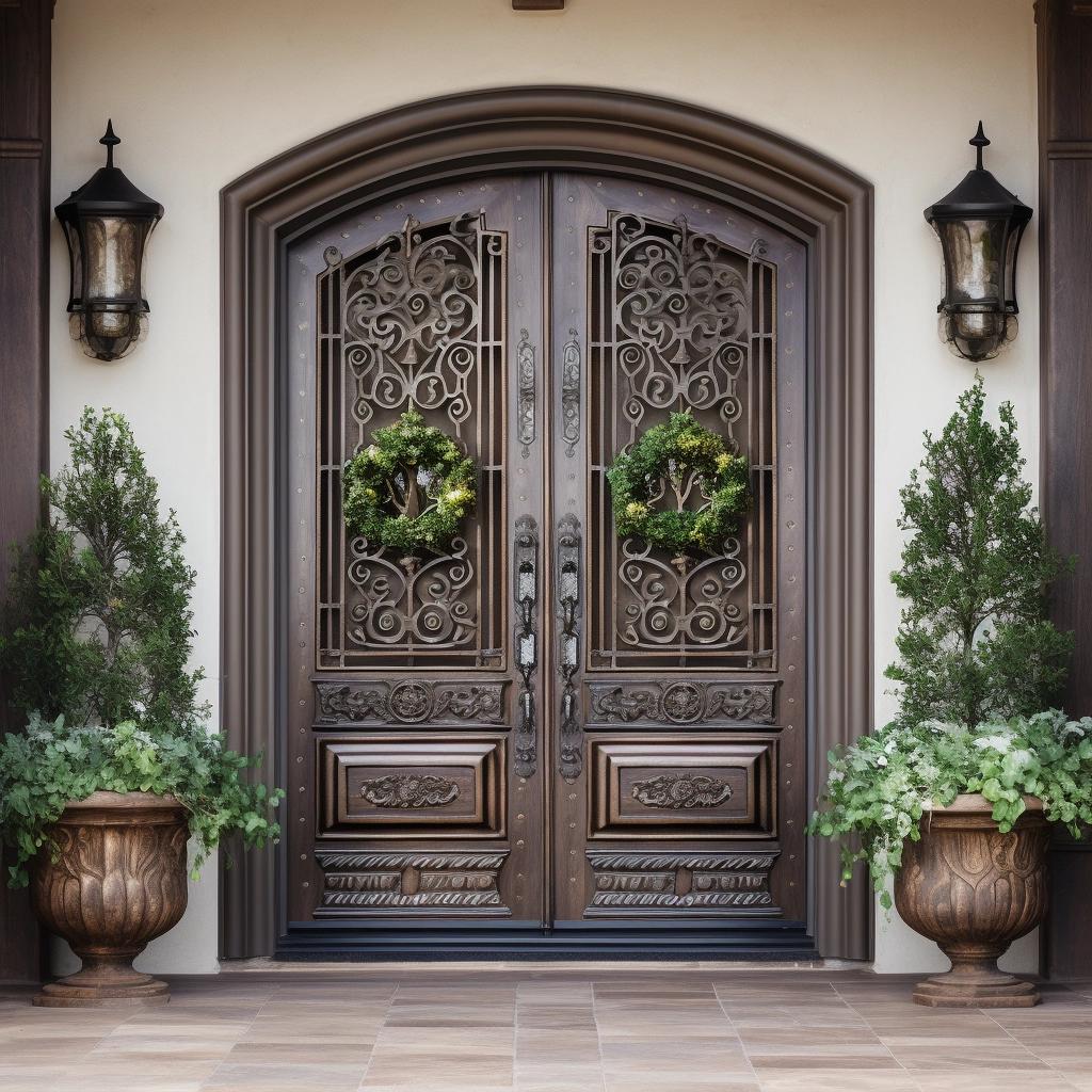 Unlock Curb Appeal: Transform Your Home with Metal Front Door Decor. 3 Unlock Curb Appeal: Transform Your Home with Metal Front Door Decor.