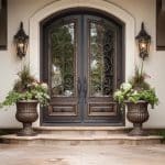 metal front door decorations