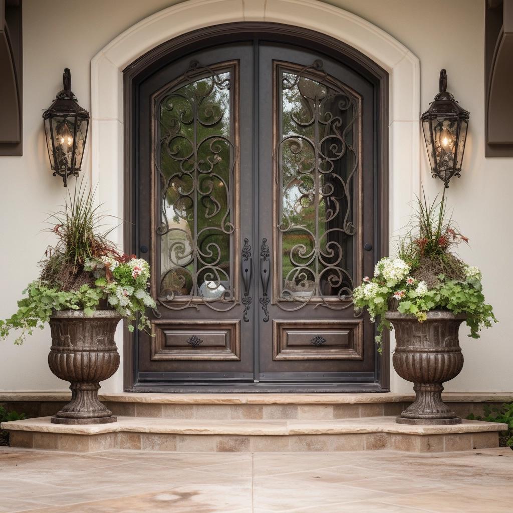 Unlock Curb Appeal: Transform Your Home with Metal Front Door Decor. 4 Unlock Curb Appeal: Transform Your Home with Metal Front Door Decor.