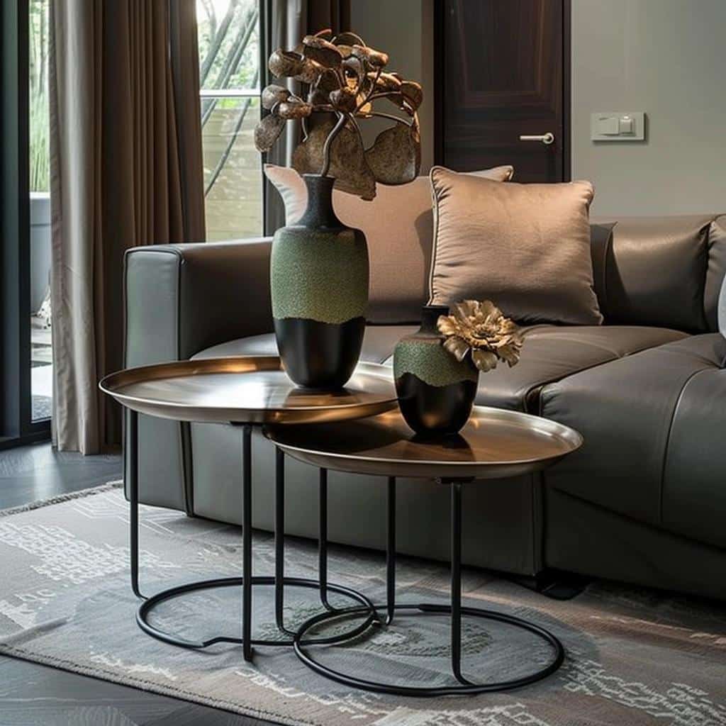 Unexpected Elegance: How Metal Side Tables Can Transform Your Living Room. 4 Unexpected Elegance: How Metal Side Tables Can Transform Your Living Room.